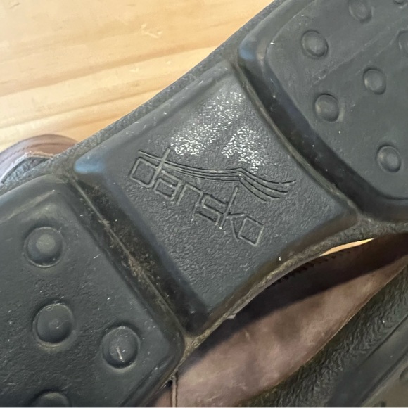 Dansko Mid-calf Moto Boots in Brown Leather size 38 - Picture 10 of 12